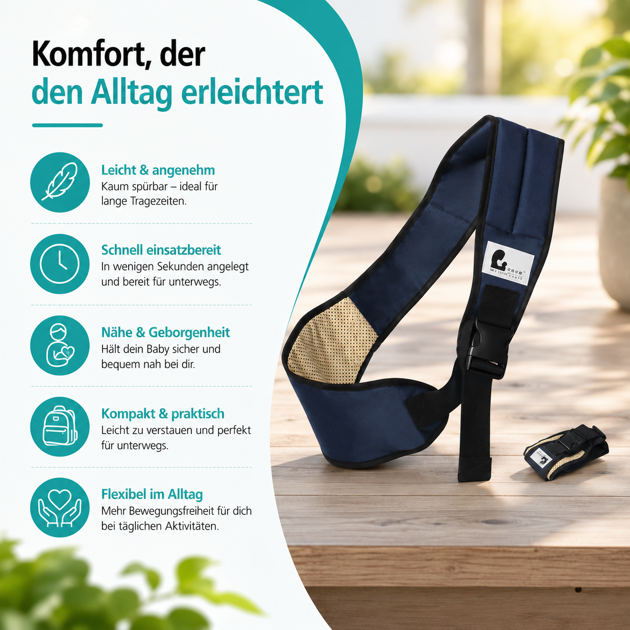 Ergo Komfort Babytrage – Komfort & Freiheit für Eltern