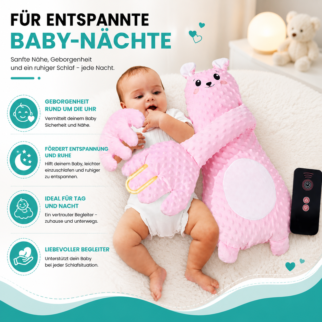 Baby Schlafhilfe Handkissen für Babys