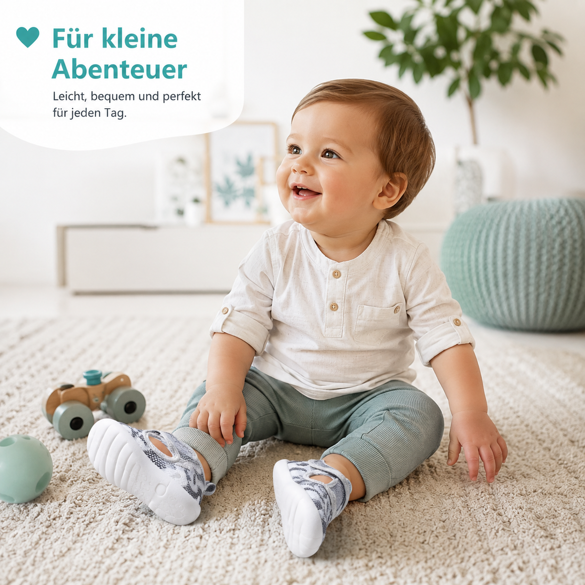 Leichte Anti-Rutsch Baby Sandalen – Komfort für kleine Füße