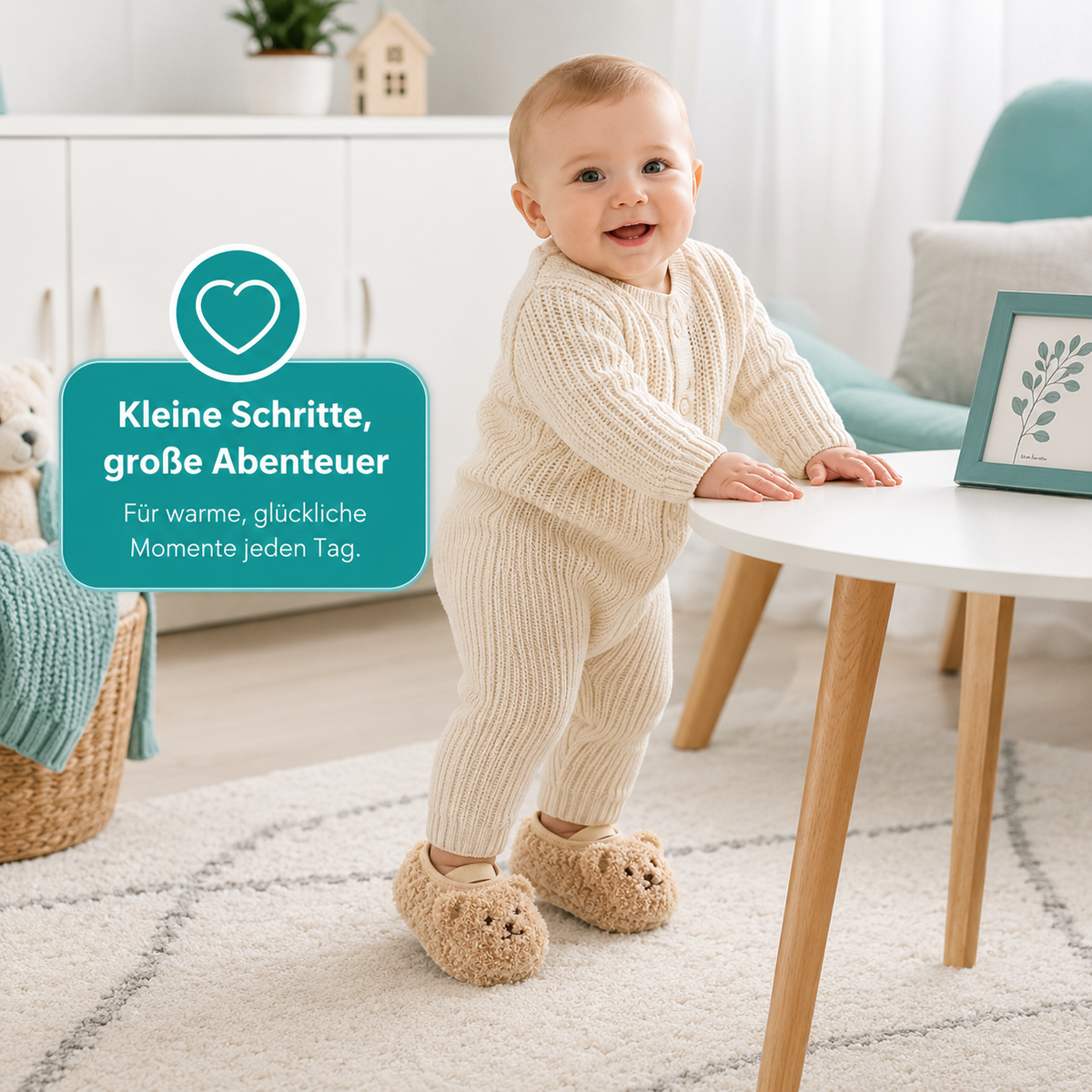 Kuschelige Baby-Socken– Sicher & Warm bei den ersten Schritten