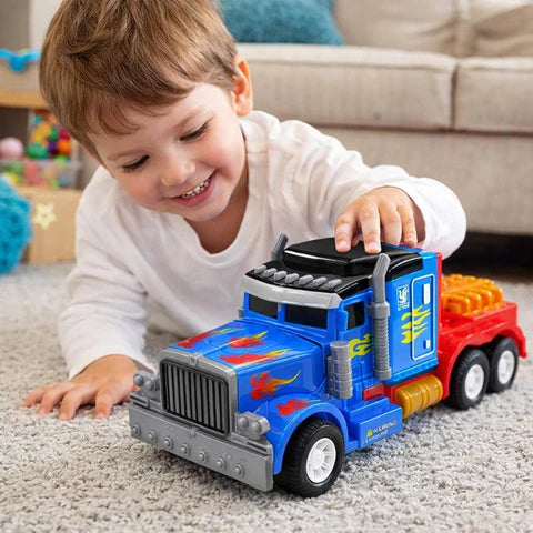 Transforming Truck mit Licht, Musik & Roboter-Verwandlung