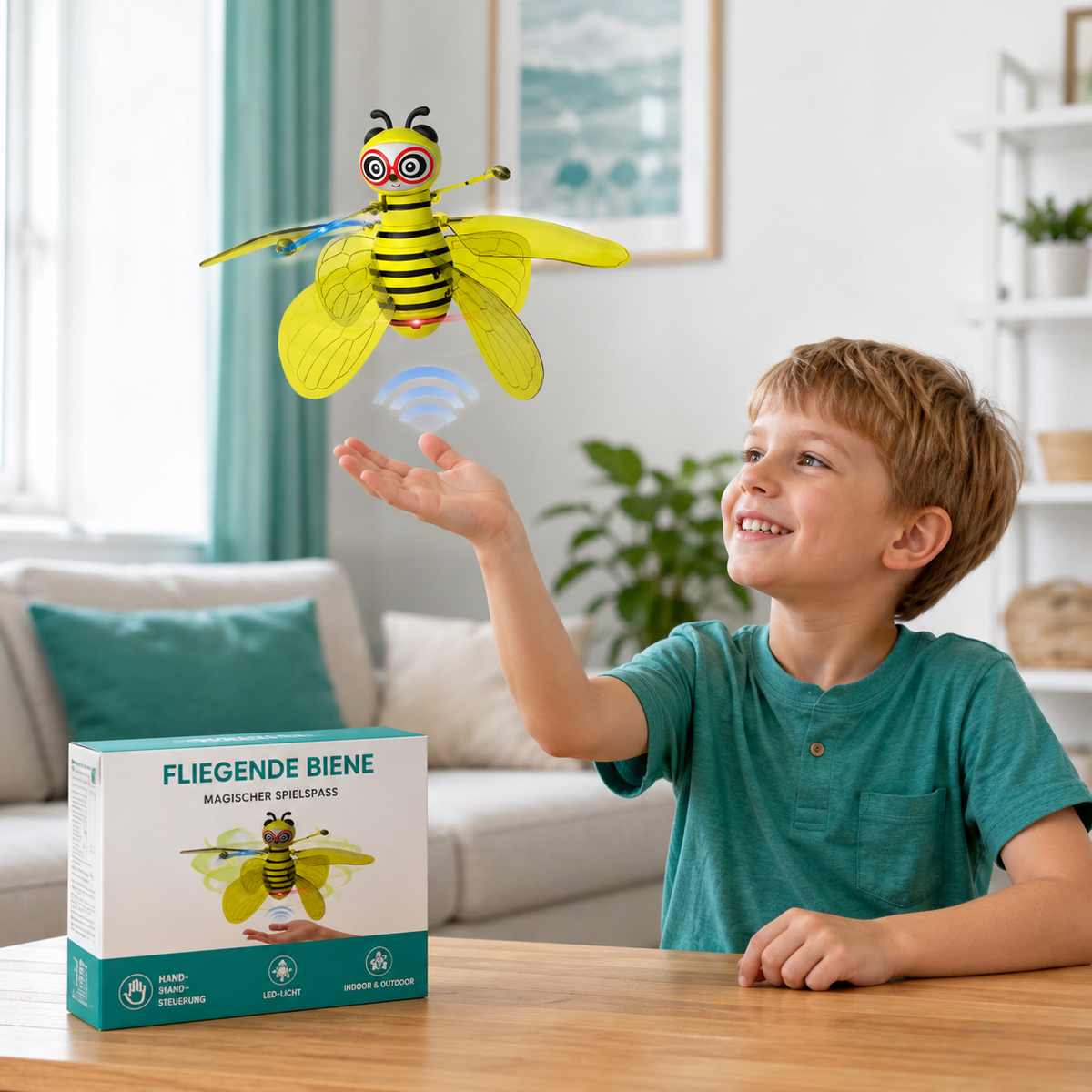 Fliegende Biene mit Gestensteuerung – Magischer Spielspaß mit Licht