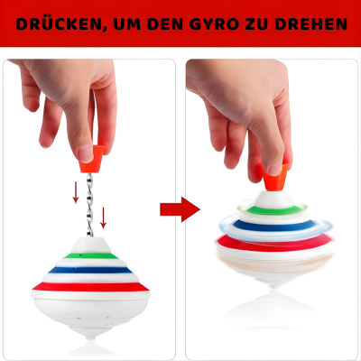 LED Musik Kreisel für Kinder – Leuchtender Lern-Spielspaß