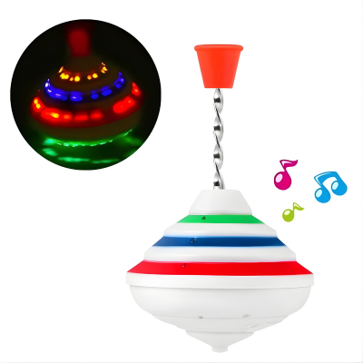 LED Musik Kreisel für Kinder – Leuchtender Lern-Spielspaß