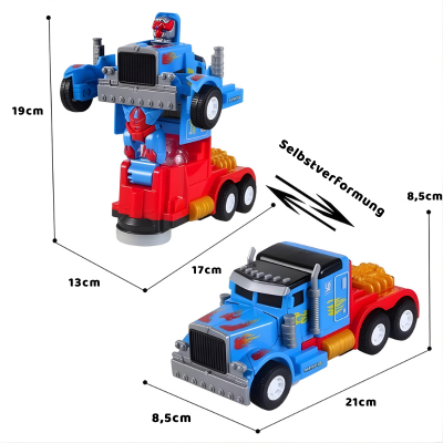 Transforming Truck mit Licht, Musik & Roboter-Verwandlung