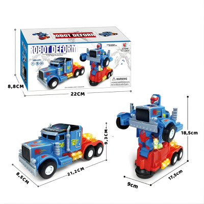 Transforming Truck mit Licht, Musik & Roboter-Verwandlung