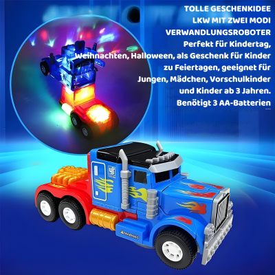 Transforming Truck mit Licht, Musik & Roboter-Verwandlung