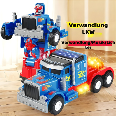 Transforming Truck mit Licht, Musik & Roboter-Verwandlung