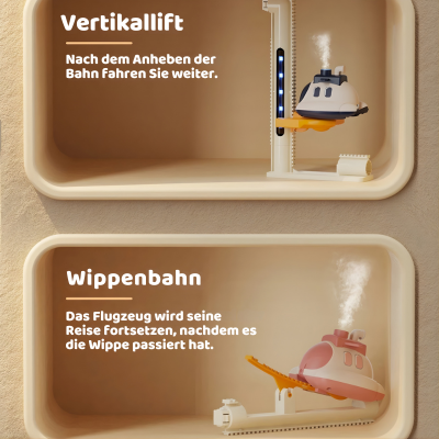 Dampf Rennstrecke Satz – DIY Track mit Dampf & Looping Spaß