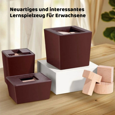 Holz Puzzle Magie Kasten– Knobelspiel für kluge Köpfe