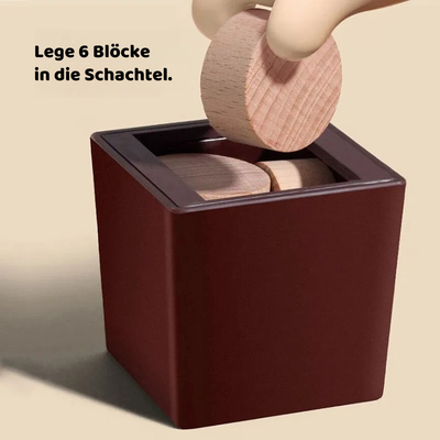 Holz Puzzle Magie Kasten– Knobelspiel für kluge Köpfe