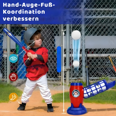 Interaktives Kinder Baseball Trainingsset mit Auto-Launcher