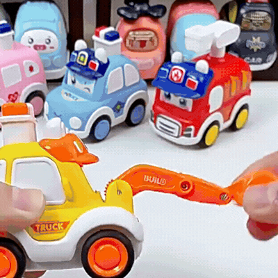 Drücken & Gehen Einsatzfahrzeuge – Lustige Autos für Kleinkinder