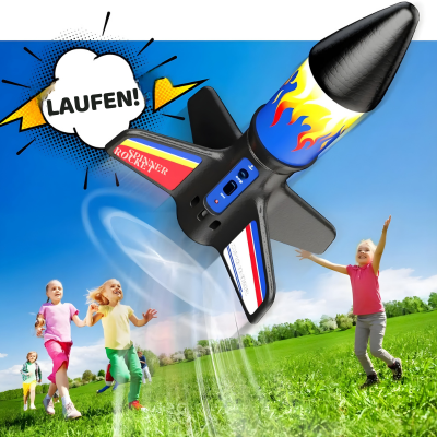 Raum Rakete Launcher für Kinder – Fliegende Rakete mit LED