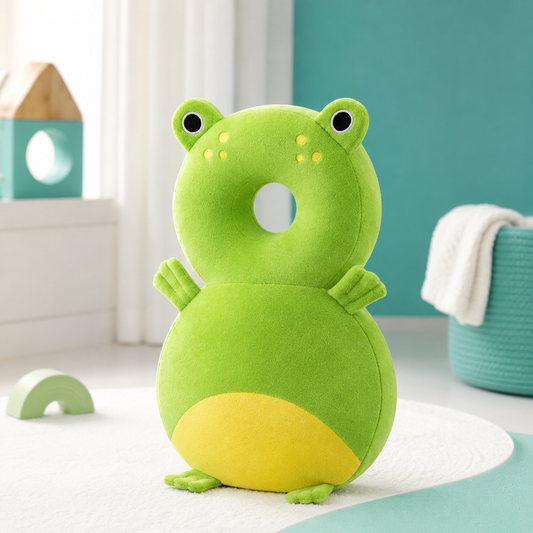 Baby Kopfschutz Kissen – Sicherer Schutz beim Krabbeln & Laufen Frosch