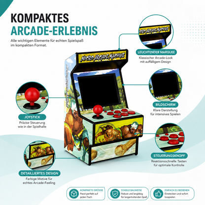 Tragbare Retro-Spielekonsole mit 156 Spielen