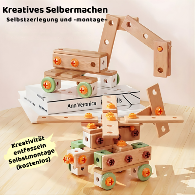 Montessori Werkzeugkasten für Kinder – Kreatives Bauspielzeug