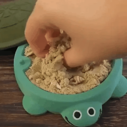 Mini Schildkröten Sand Deko – Entspannender Schreibtisch-Begleiter