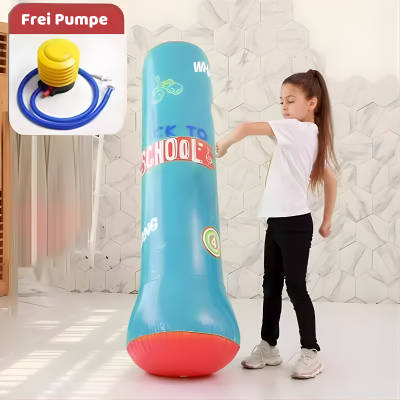 Aufblasbarer Boxsack für Kinder – Aktion, Spaß & Fitness zuhause