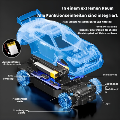 RC Drift Storm Auto – 4WD Präzision Drift Kontrolle