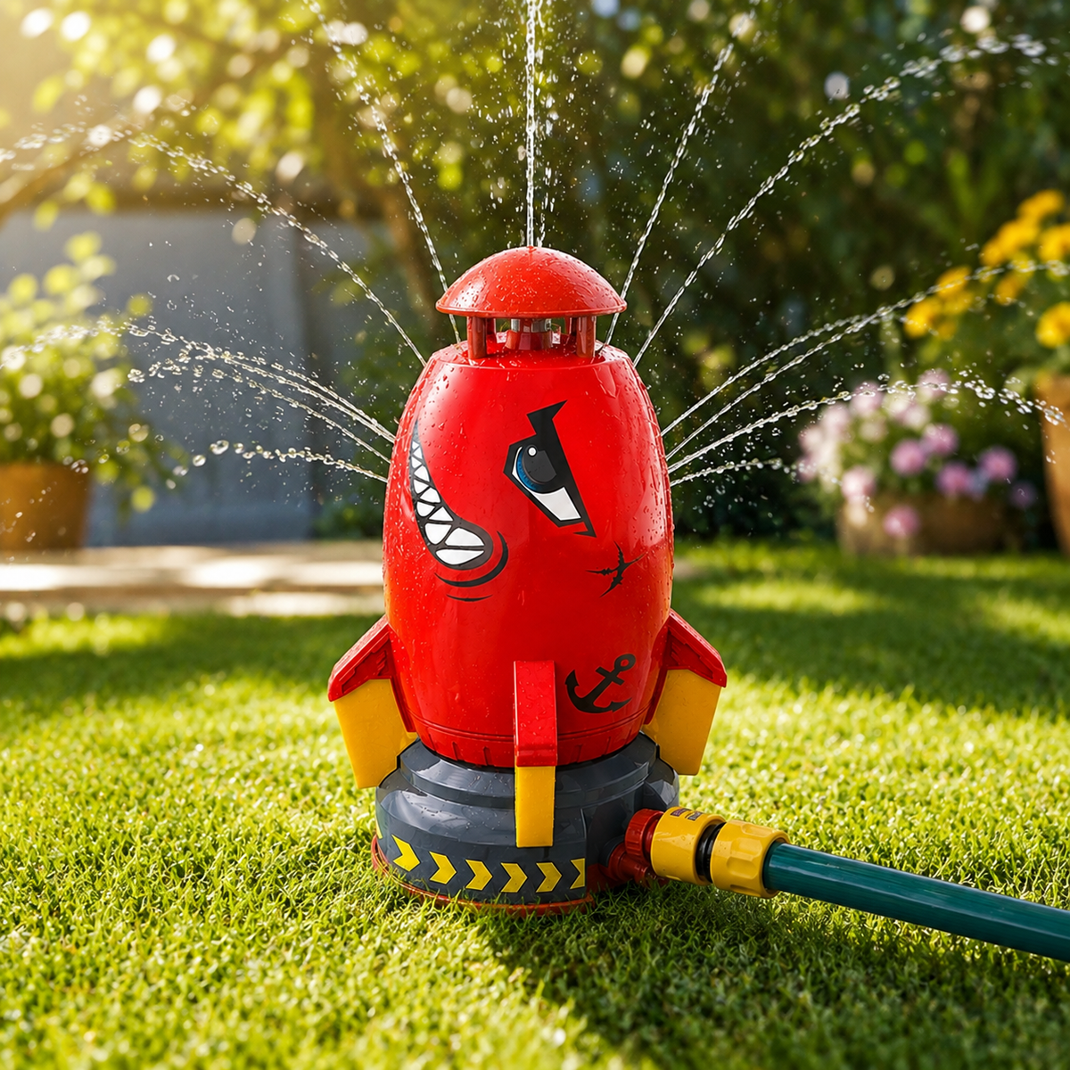 Verwandeln Sie Ihren Garten in einen Mini-Wasserpark! Rot