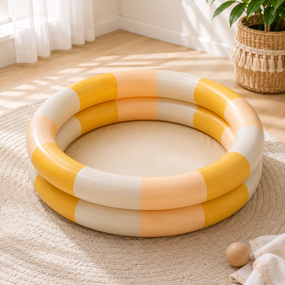 Sicheres Baby Planschbecken – Spaß drinnen & draußen Gelb