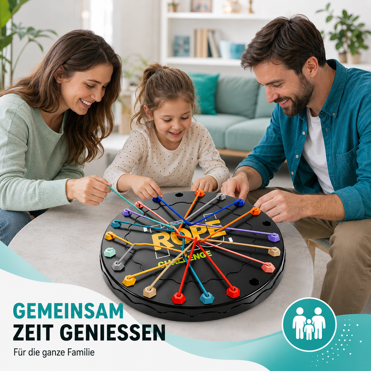 Interaktives Seilbrechspiel – Familienspaß & Gehirntraining