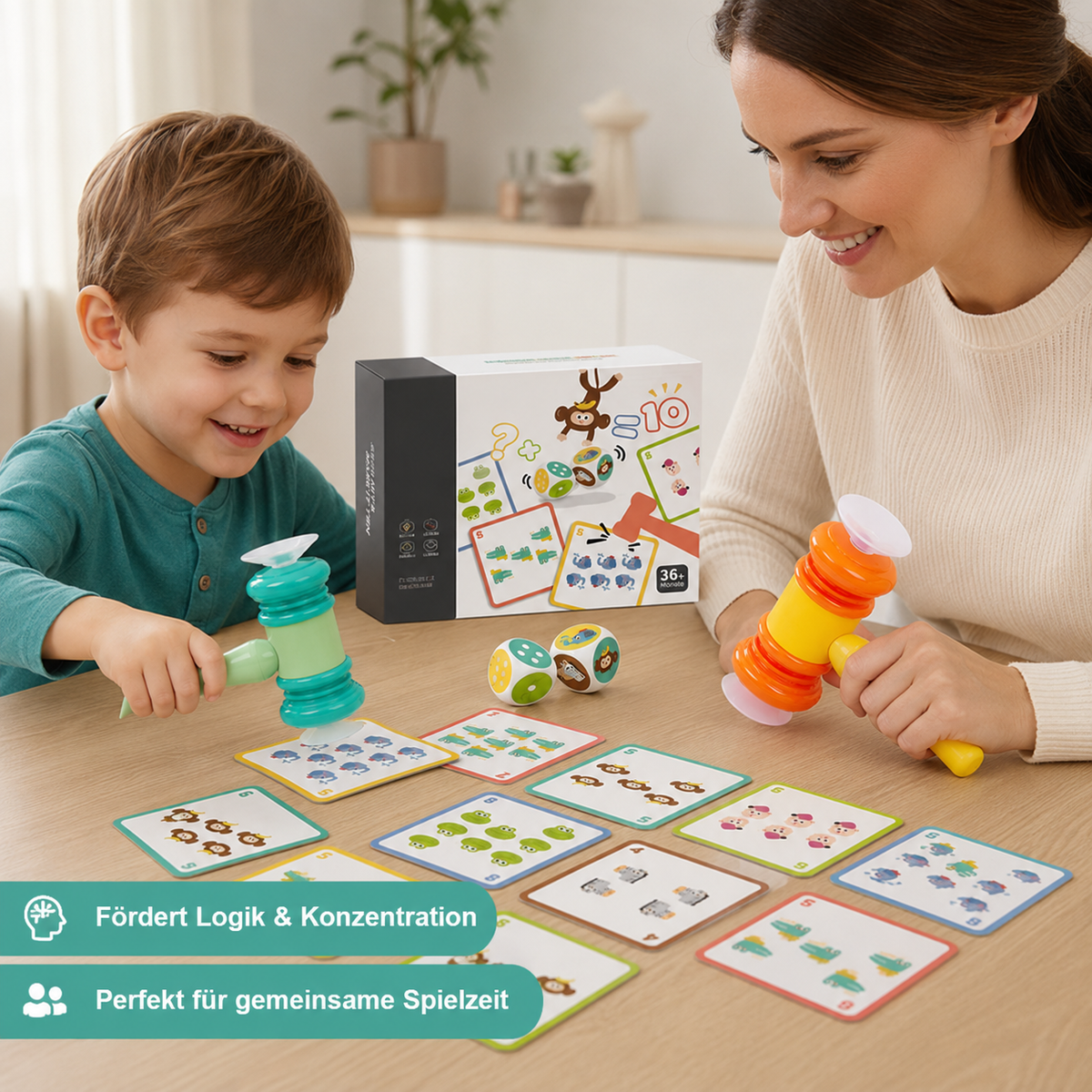 Montessori Mathe Lernspiel – Spielerisch Rechnen Lernen ab 3