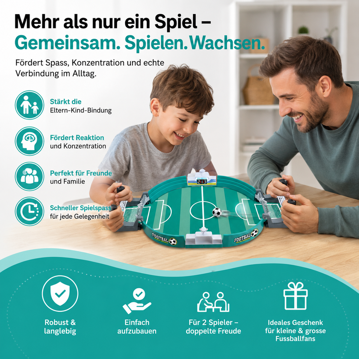 Mini Fußball Tischspiel – Spannung, Spaß & echtes Match-Gefühl