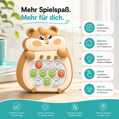 Schnell Drücken Spiel Konsole – 999 Ebene Gehirntraining & Stressabbau