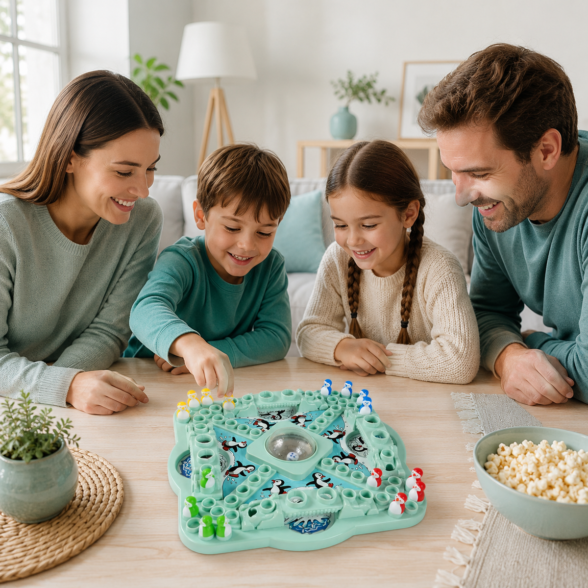 Interaktives Pinguinspiel – Familienspaß und Gehirntraining!