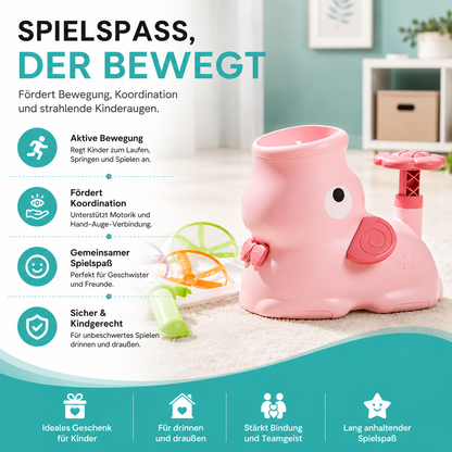 Air Rakete Spielzeug für Kinder – Raketen Launcher mit Tierdesign