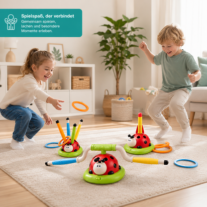 3-in-1 Ladybug Spielzeug Springen, Werfen, Raketen!