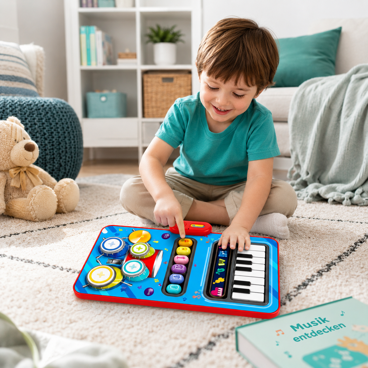 2-in-1 Tanz- & Musikmatte für Kinder – Lernen, Bewegen & Musizieren