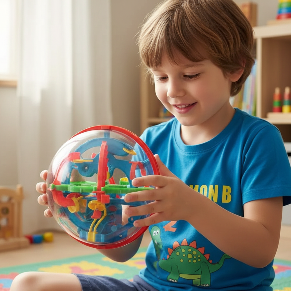 3D Maze Ball Puzzle – Trainiere dein Gehirn mit Spaß
