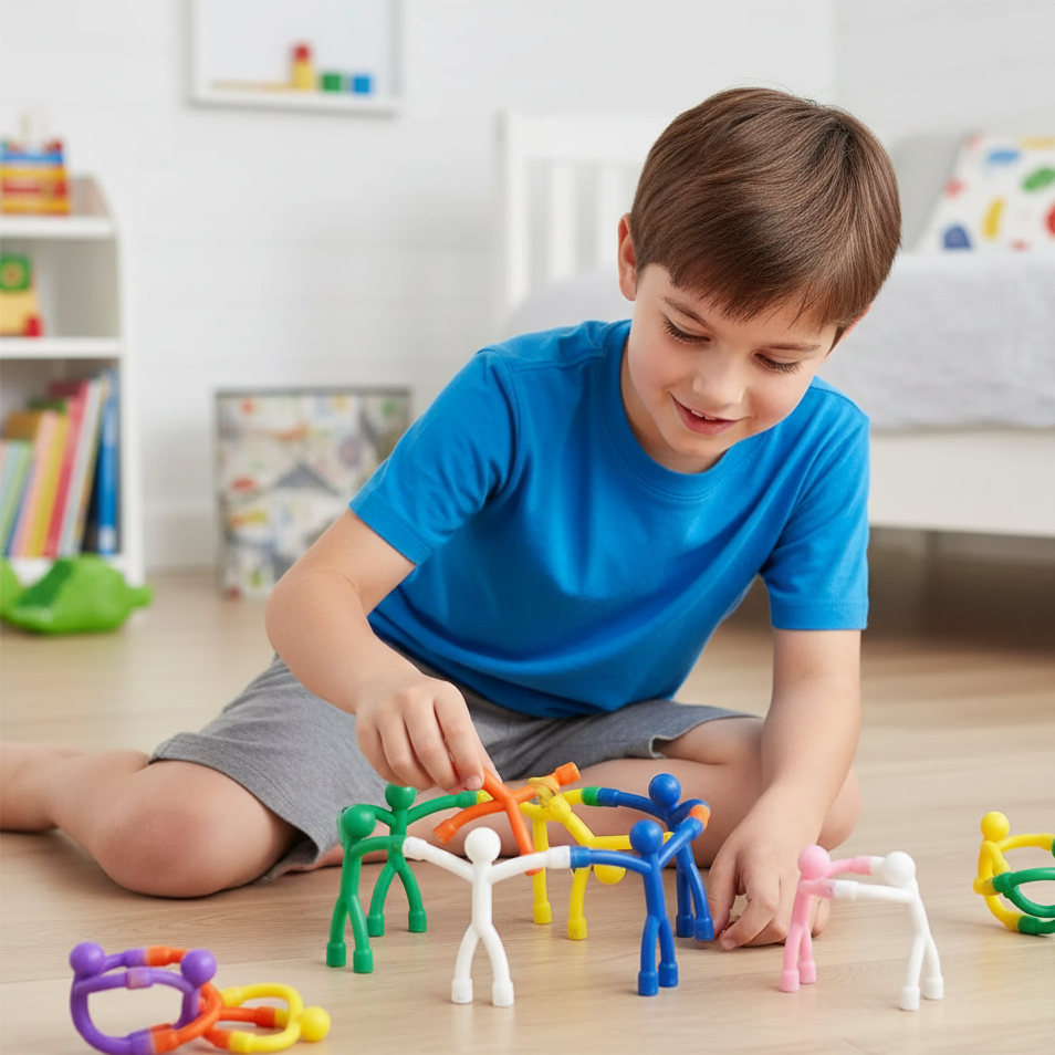 Magnetische Mini-Männer – Dekorativ, stark & farbenfroh!
