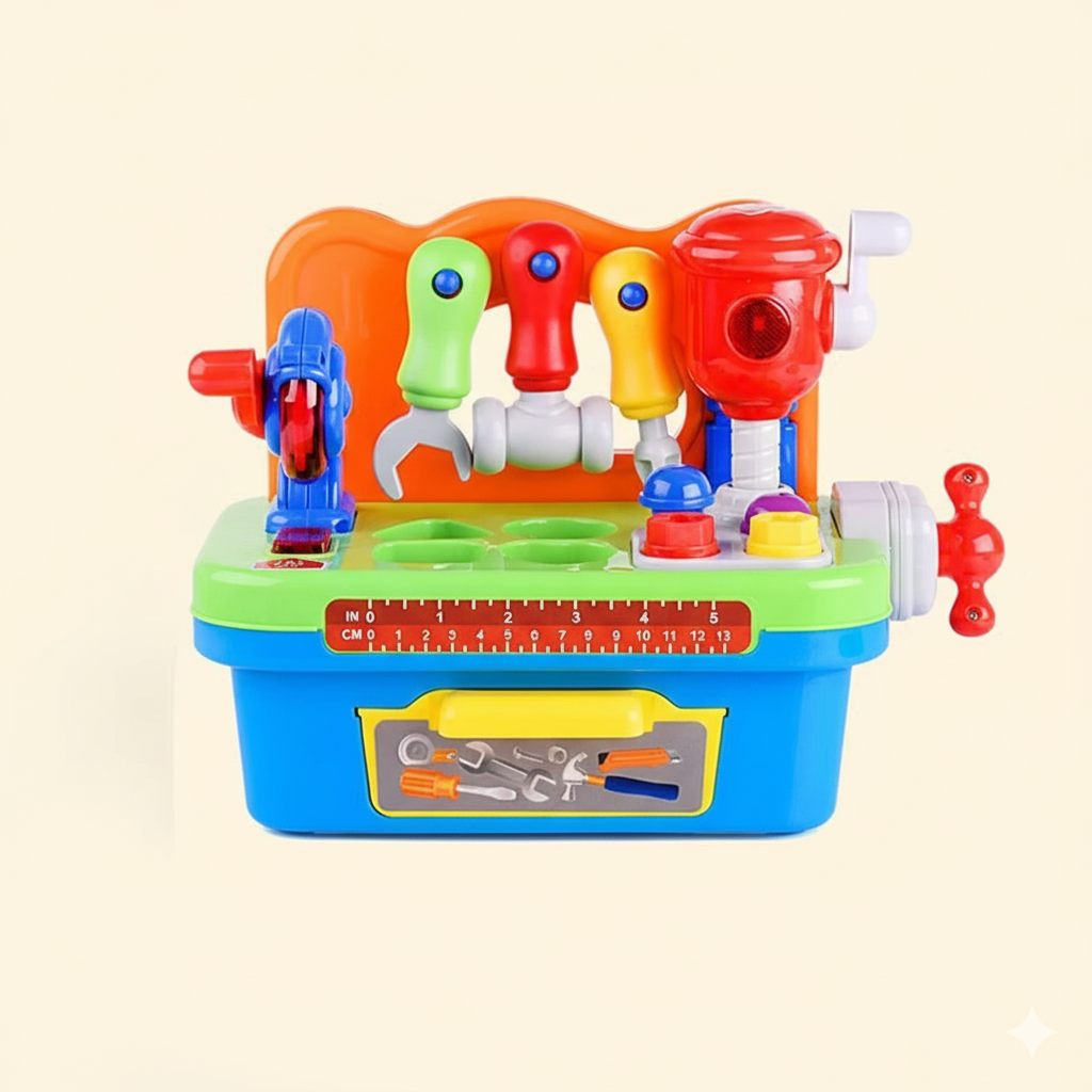 Elektrisches Kinder-Werkzeugset – Spielend lernen & entdecken!