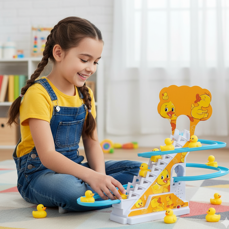 Fröhliche Tierchen Laufspielzeug – Enten& Dinos mit Musik