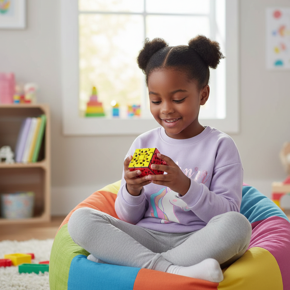Zahnrad-Zauberwürfel – Intelligenter Puzzlespaß für Kinder und Erwachsene