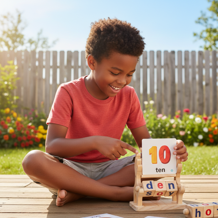 Lernspielzeug für Kinder – Buchstaben, Wörter & Spaß