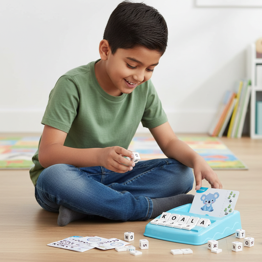 2-in-1 Vorschul Lernspiel – Buchstaben, Wörter & Zahlen lernen