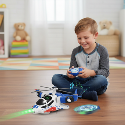 Leuchtender Helicopter mit Musik – Interaktiver Spielspaß für Kinder