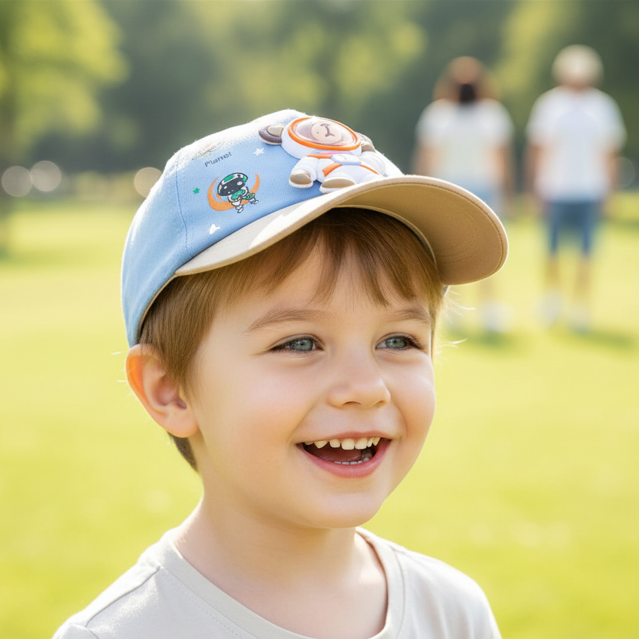 Karikatur Tragen Kinder Kappe für Kinder – Coole Streetwear für Jungs & Mädchen