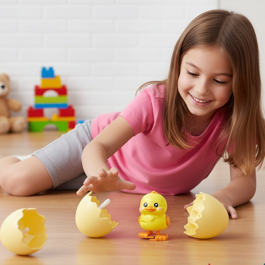 Springen Ei Ente– Das niedliche Hüpf-Ei für Spaß, Lachen & staunende Kinder!