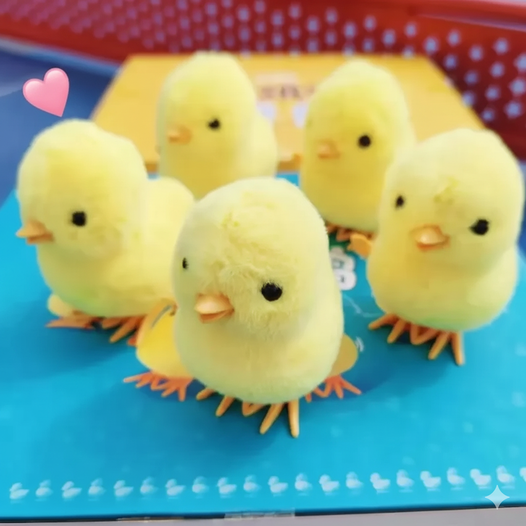 Hüpfendes Plüsch-Küken – Spielspaß & Lernfreude für Kinder