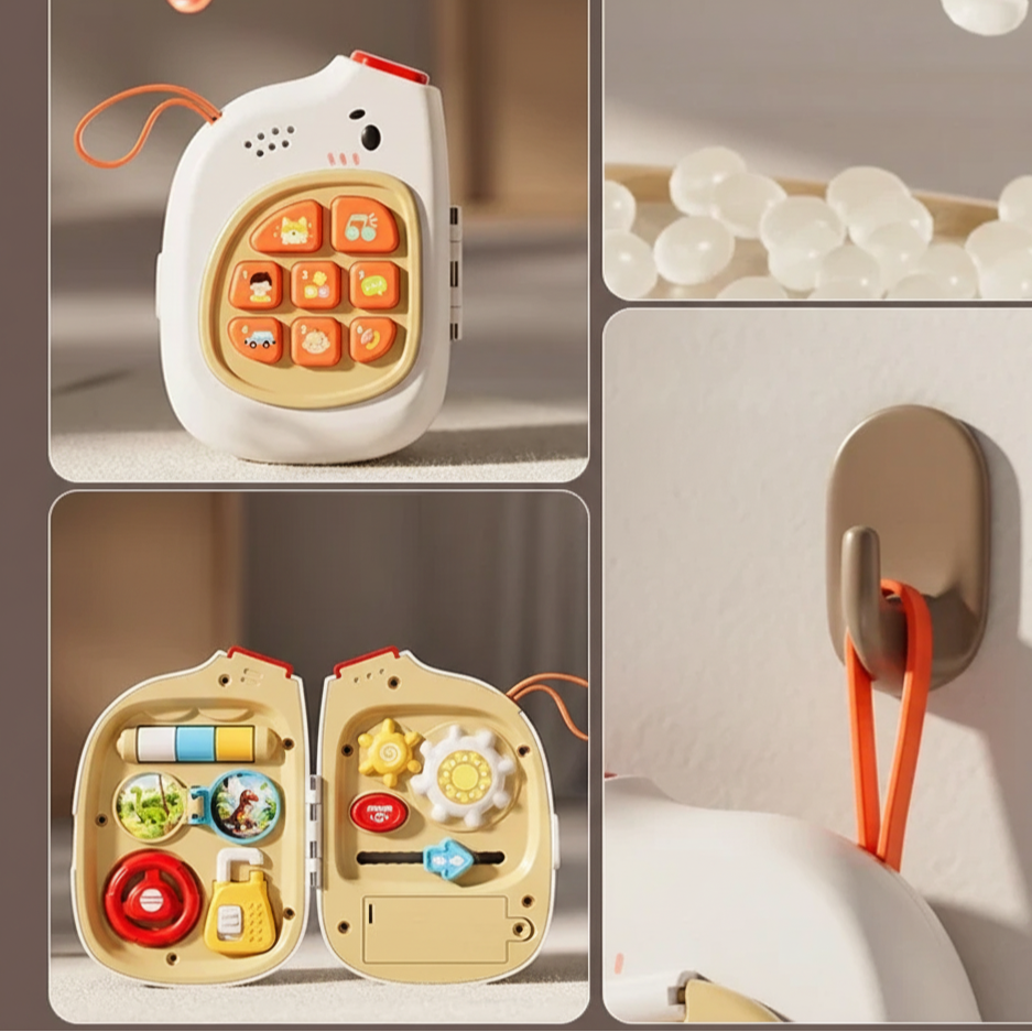 Montessori Beschäftigt Planke – Schlau Learning Spielzeug mit Musik & Licht