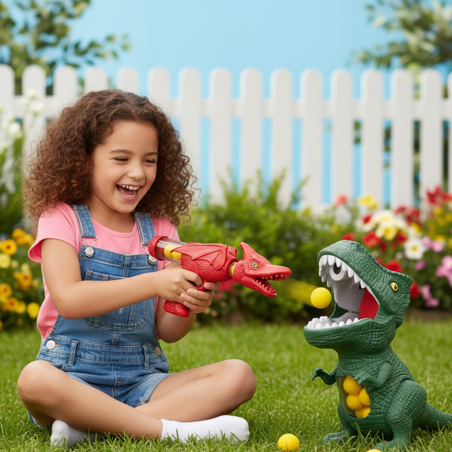 Interaktiver Dino Ball Schütze– Spiel, Aktion & Lernen vereint