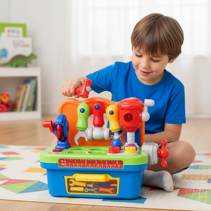 Elektrisches Kinder-Werkzeugset – Spielend lernen & entdecken!