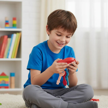 Schlau Auto Schlüssel Spielzeug – Musik, Licht & Lernen in einem!