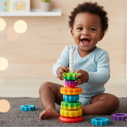 Farbenfrohe Lern-Ringe – Motorik & Kreativität fördern